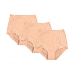 New Women Pocket Panties with Zipper Female Cotton Underwear