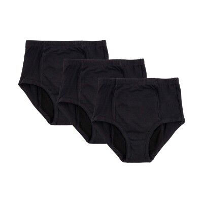 Conni Ladies Classic - Black - washable incontinence underwear
