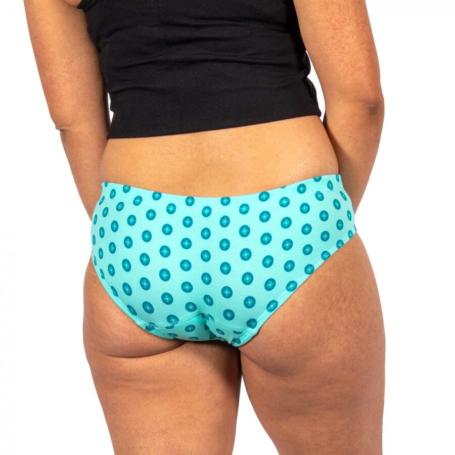 Conni Ladies Brief - Real Teal - washable incontinence underwear