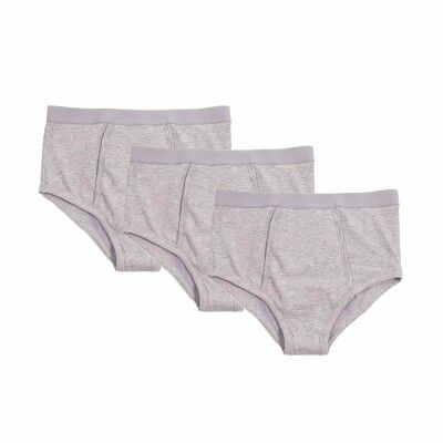 Conni Mens Oscar Grey - Reusable Absorbent underwear for men